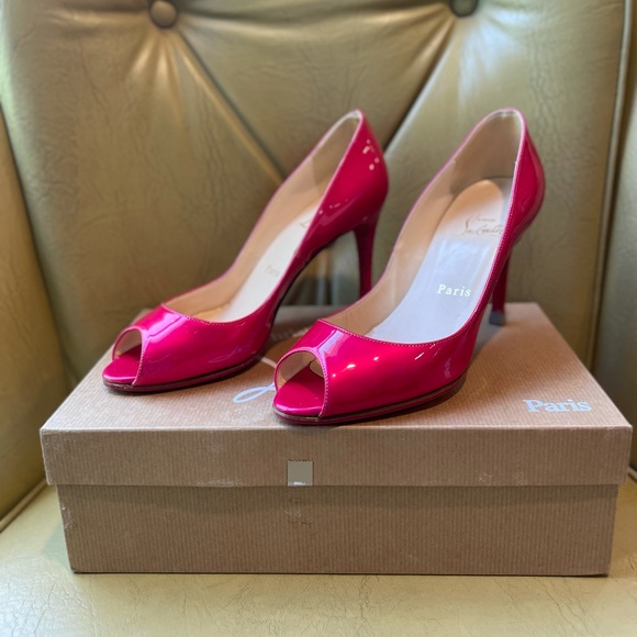 Christian Louboutin Shoes - Christian Louboutin Pink Patent Pumps